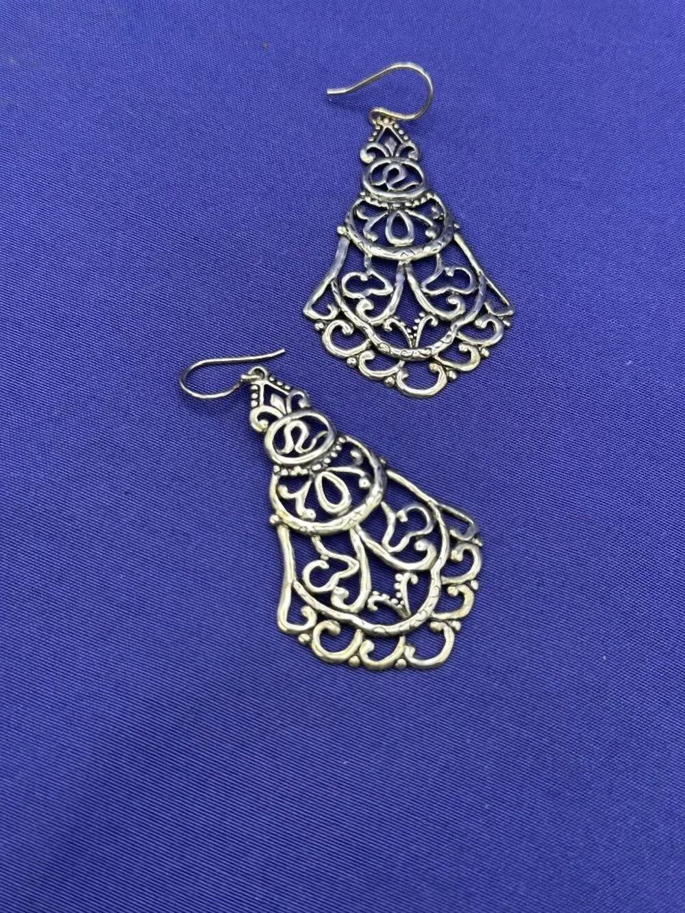 Silpada Sterling Silver Filigree “Flamenco Flare” Earrings